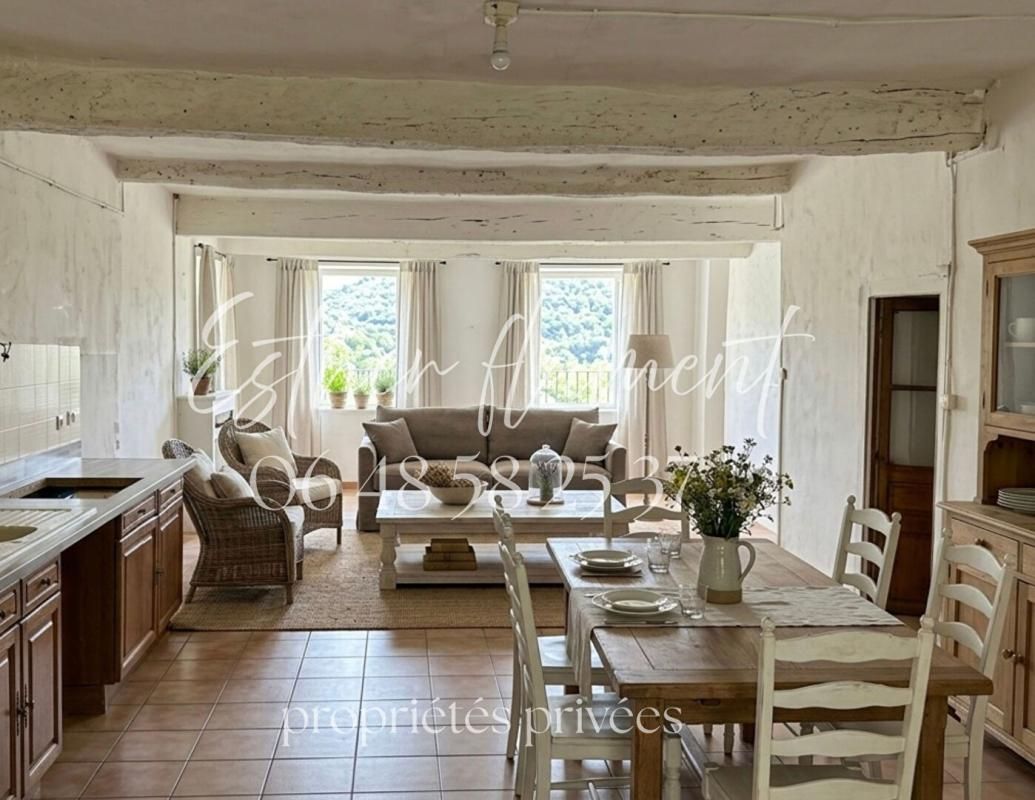 THOIRAS MAISON EN PIERRE, 2 HABITATIONS AVEC SOURCE et PUITS SUR 2500 m2 PROCHE ANDUZE 3