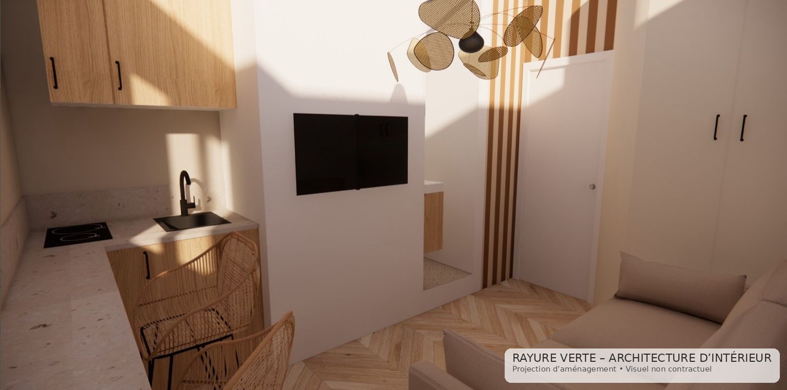 PARIS-18E-ARRONDISSEMENT MONTMARTRE  - ABBESSES - STUDETTE AU CALME SUR COUR - ADRESSE RARE 4