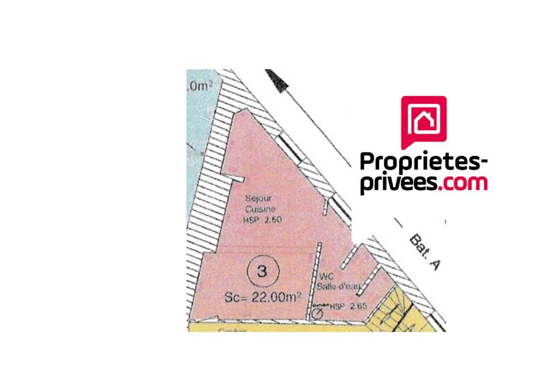 NONANCOURT Appartement NONANCOURT 1 pièce(s) 22 m2 centre ville  1er étage 48000 FAI 3