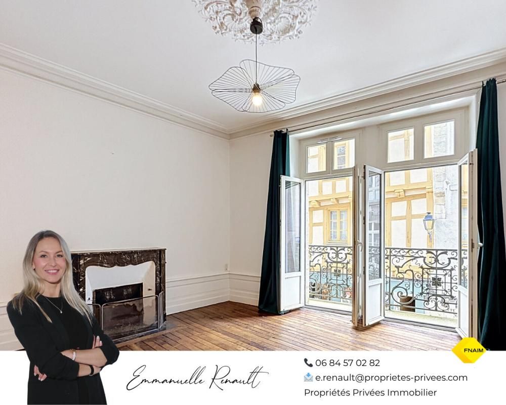 Vannes Intramuros · Appartement de caractère de 72 m² avec vue sur les colombages