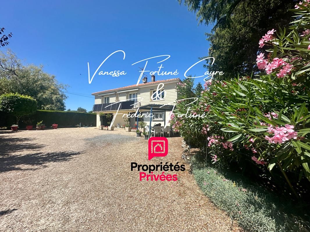 MAISON FAMILIALE 138 M²  TERRAIN CONSTRUCTIBLE 2 150 M²  PANNEAUX SOLAIRES  FORT POTENTIEL D'AMÉNAGEMENT