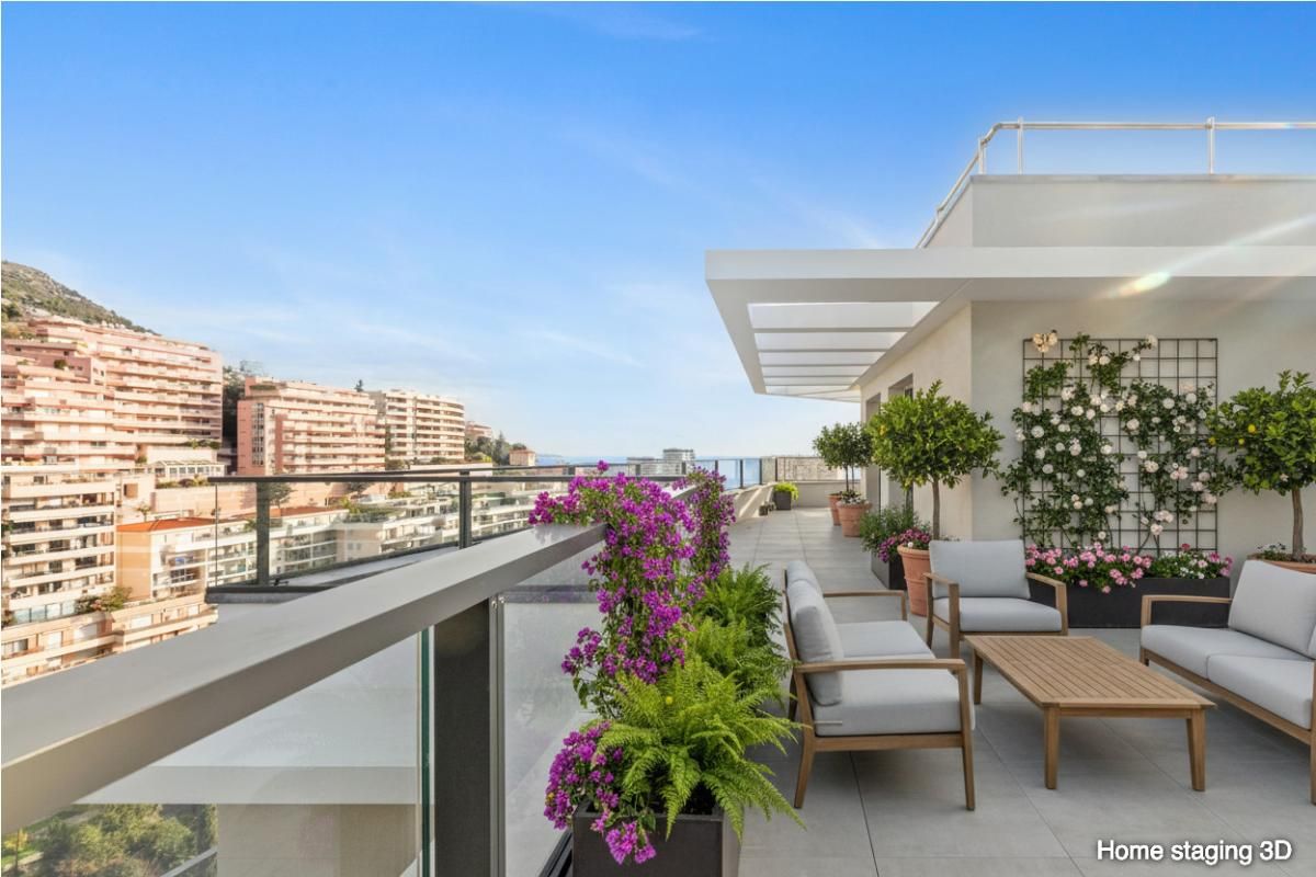 BEAUSOLEIL - AUX PORTES DE MONACO | T4 D'EXCEPTION AVEC APERÇU MER ET VUE SUR MONACO