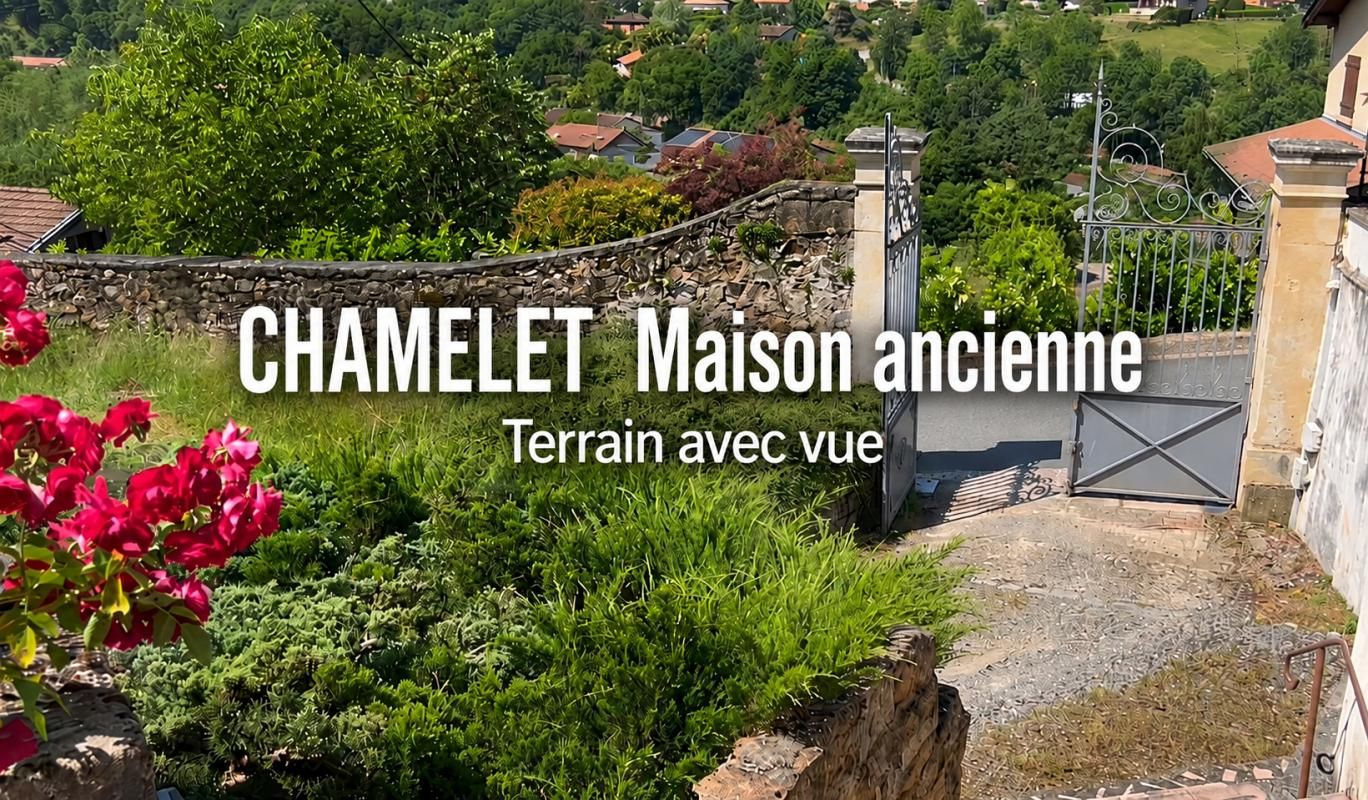 CHAMELET Maison Chamelet 6 pièces 180 m2 sur terrain de 1020 m2 1