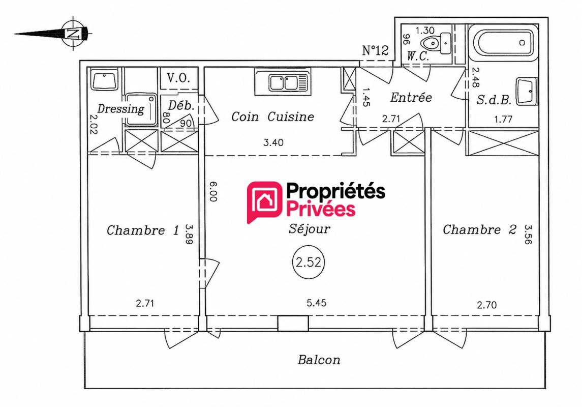 VERSAILLES Versailles - Glatigny/Pershing - appartement de 70 m² - 2 chambres 4