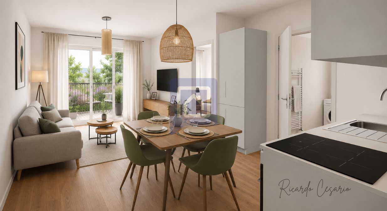QUIMPER APPARTEMENT T2 AVEC BALCON - ENVIRONNEMENT RECHERCHÉ - QUIMPER 1