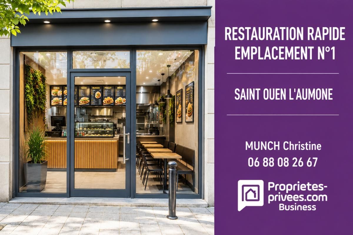SAINT-OUEN-L'AUMONE SAINT OUEN L'AUMONE - RESTAURATION RAPIDE - EMPLACEMENT N°1 2