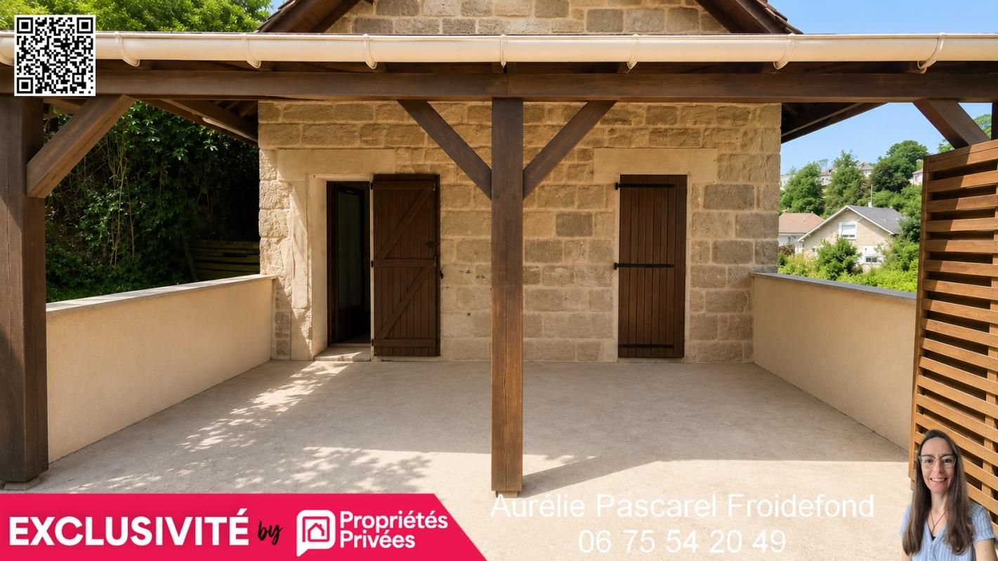 BRIVE-LA-GAILLARDE BRIVE : Grange en pierre, rénovée en Maison T4 d'env. 110m² - 3 chambres + Bureau - combles aménageables - GARAGE et Atelier - Terrain d'env. 2500m² et Terrasse couverte 1