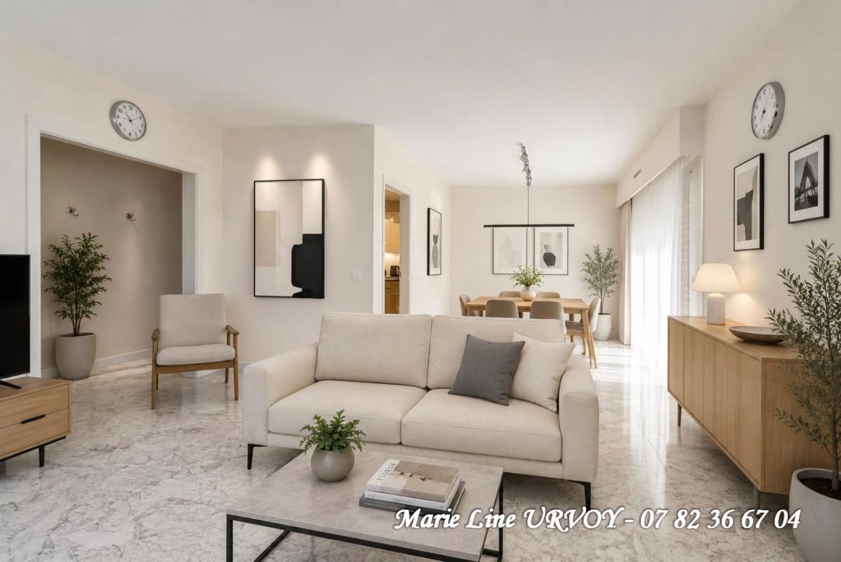 ANTIBES Appart T4 avec jardins privés, dans résidence de standing sécurisée avec piscine et tennis 3