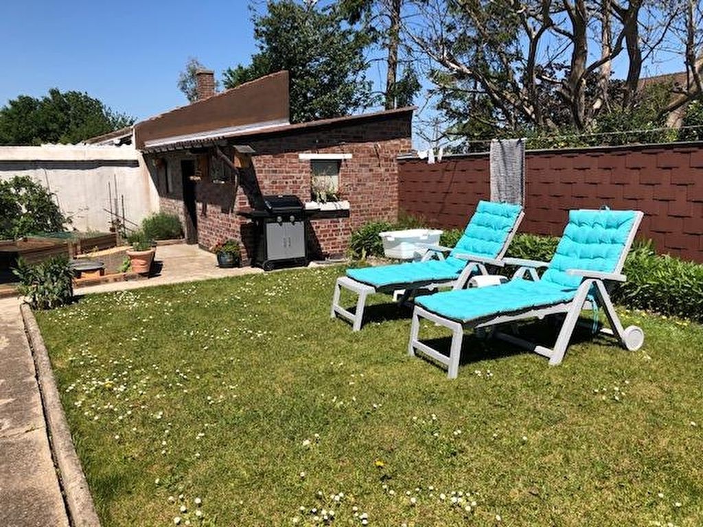 Semi plain pied Vendin Le Vieil 3 chambres 110 m2, garage, jardin