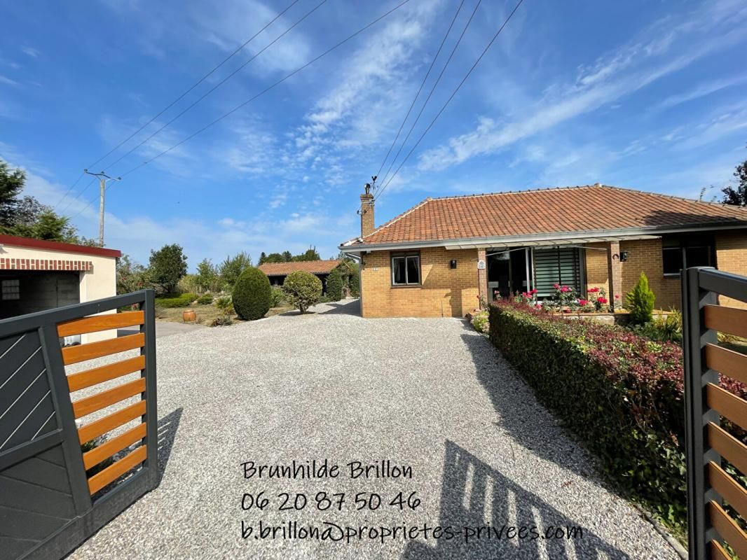 Roclincourt, Plain-pied individuel 100M², garage, carport, jardin