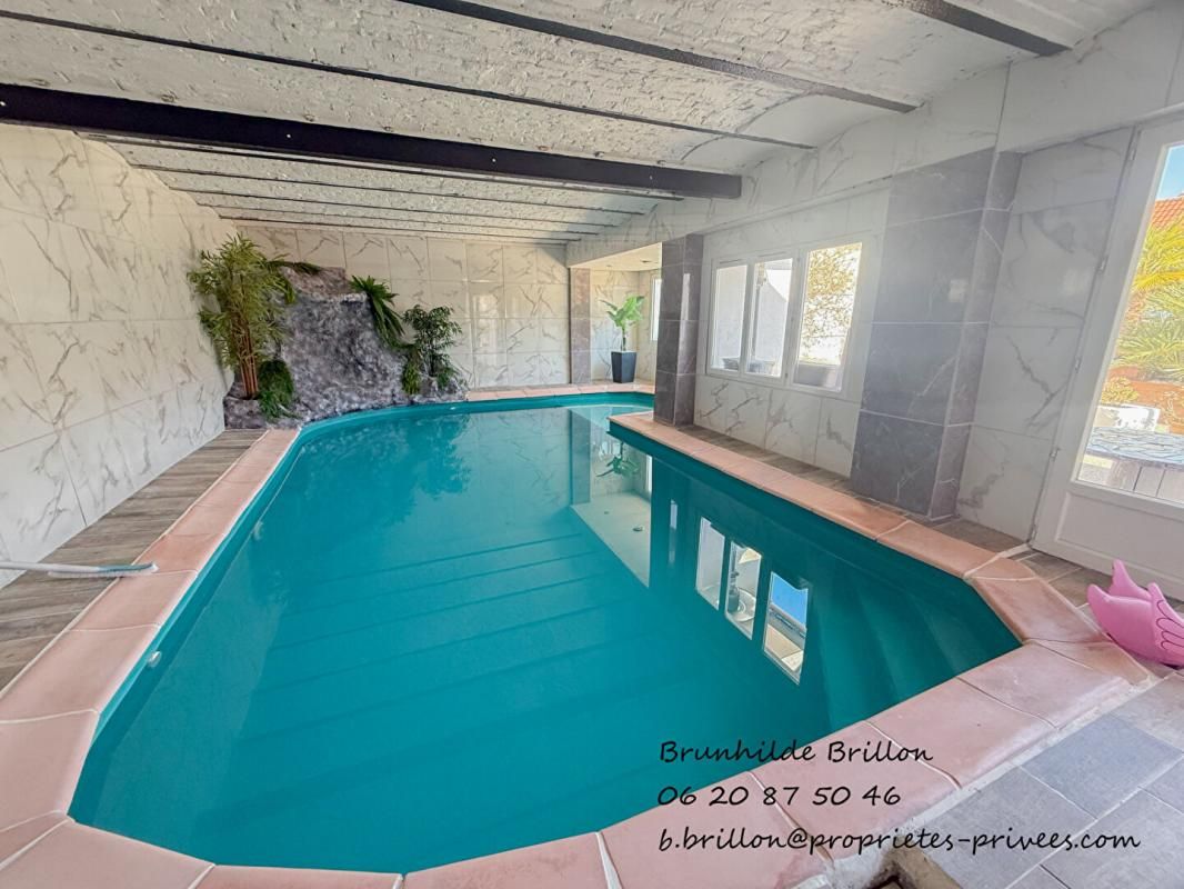 FOUQUIERES-LES-LENS Maison 200M², 3 à 5 chambres, jardin, piscine couverte, garage 2