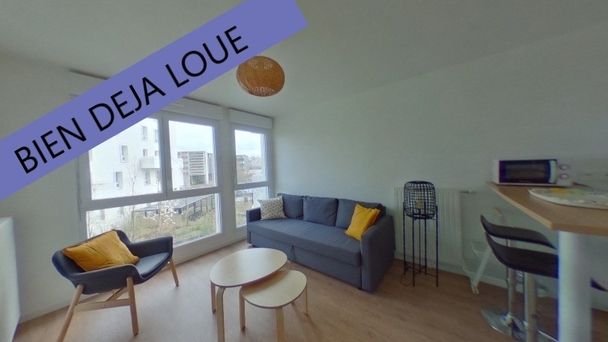 BIENTOT DISPONIBLE - Appartement meublé Evry centre 2 pièces 45 m2